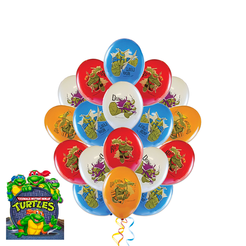Воздушные  шарики «Черепашка ниндзя Леонардо и его друзья»
