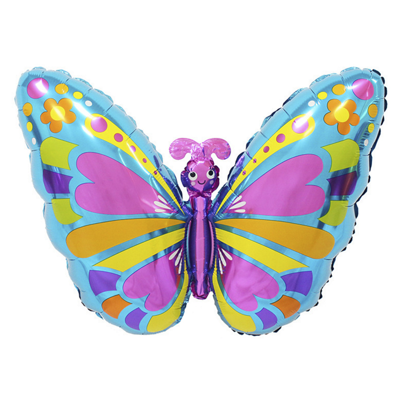Шар Фигура, Экзотическая бабочка, Голубой.