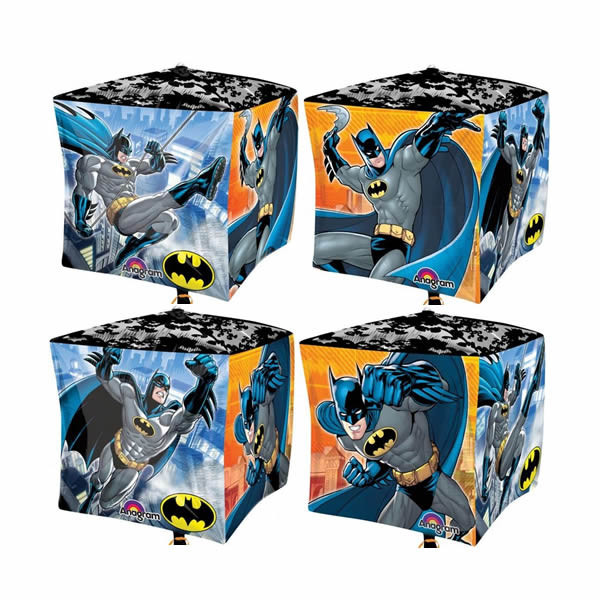Фольгированный шарик-куб Бэтмен