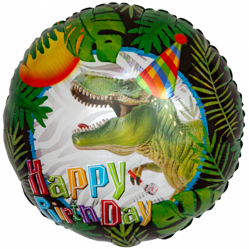 Шар Круг, С Днем Рождения! (динозавр).