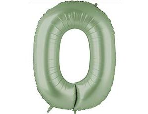 Фольгированная цифра 0 Сатин Olive Green Фольгированная цифра 0 Сатин Olive Green