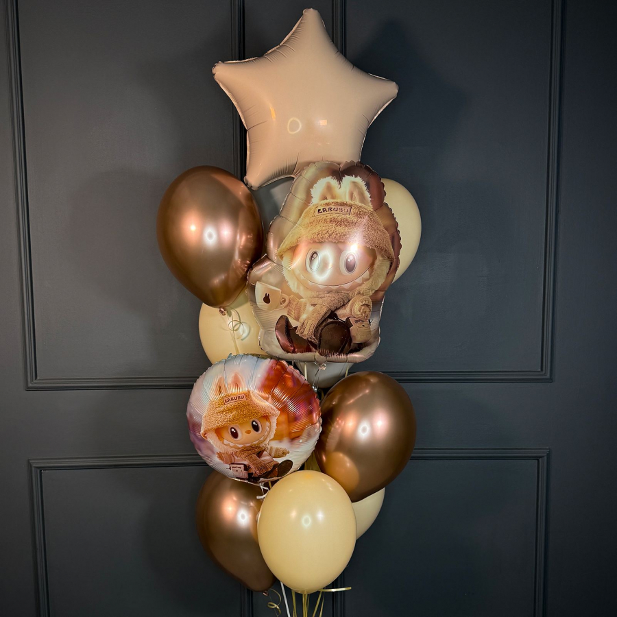 Букет из шаров Симпатичные лабубу